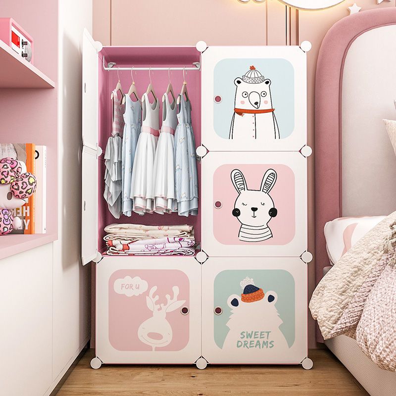 Baby Clothing Storage - Children Wardrobe Clothes Folding Cabinets Simplicity
