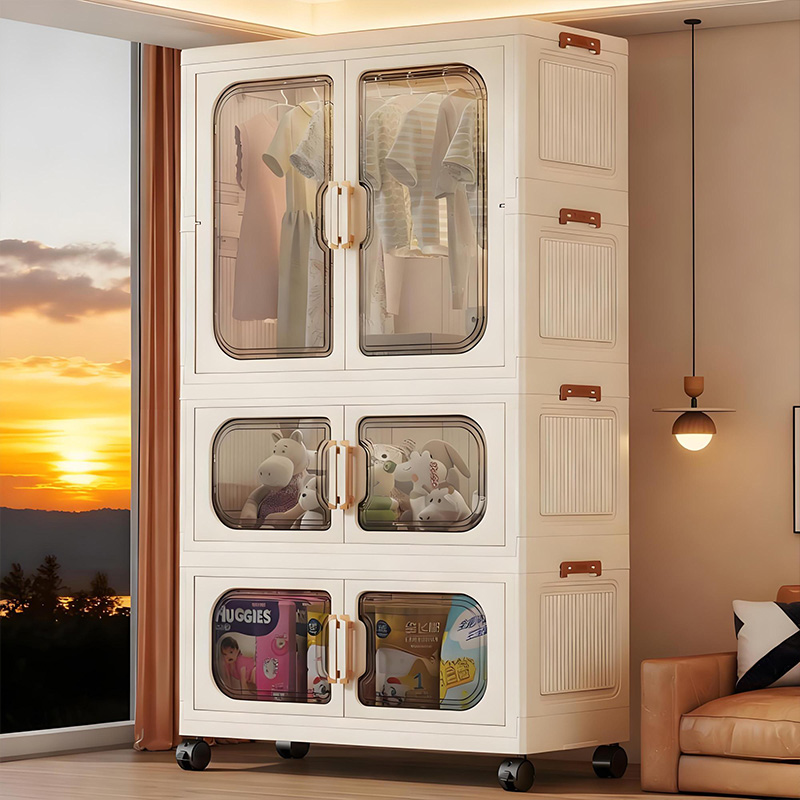 Baby Clothing Storage - No-Install Foldable Baby Wardrobe – Multilayer