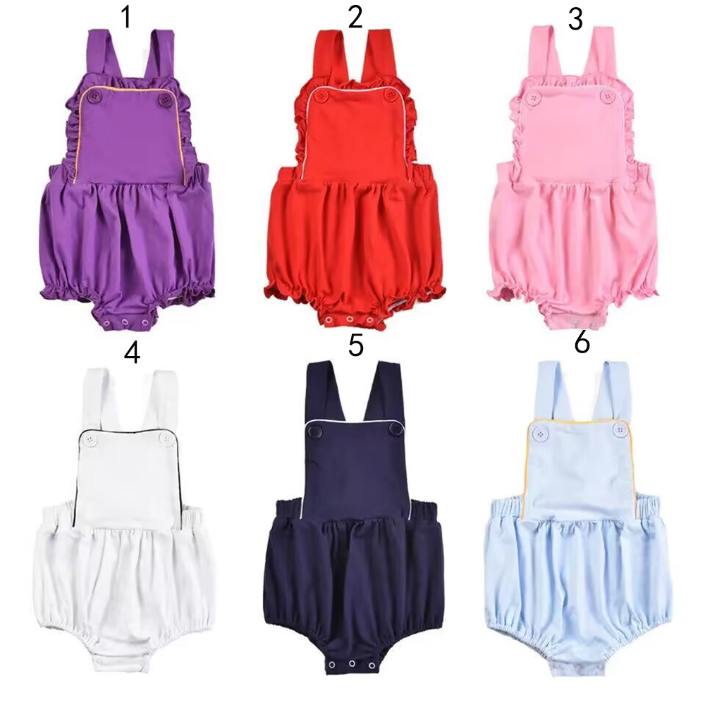 Bamboo Bodysuit Baby - Summer Baby Girls Rompers Ruffles Romper