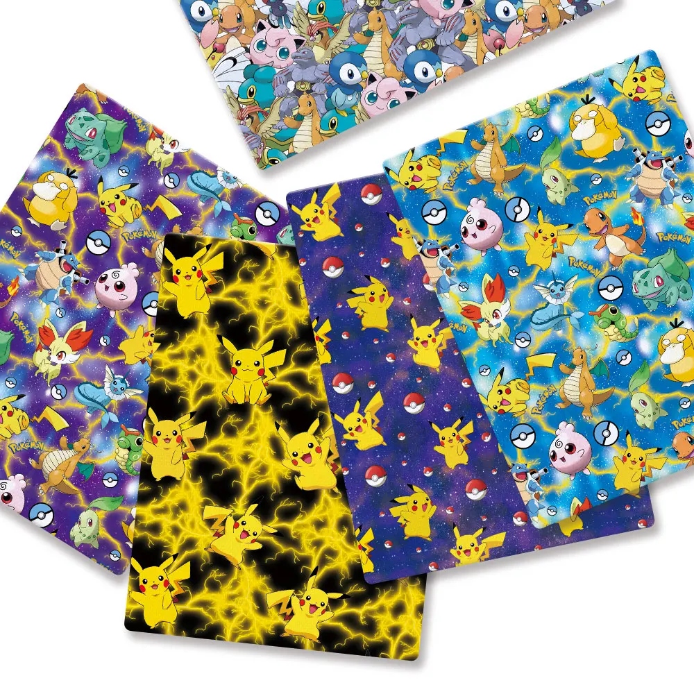 Baby Clothing Sewing - Pokemon Cartoon Fabric140*50cm Handmade Sewing Patchwork
