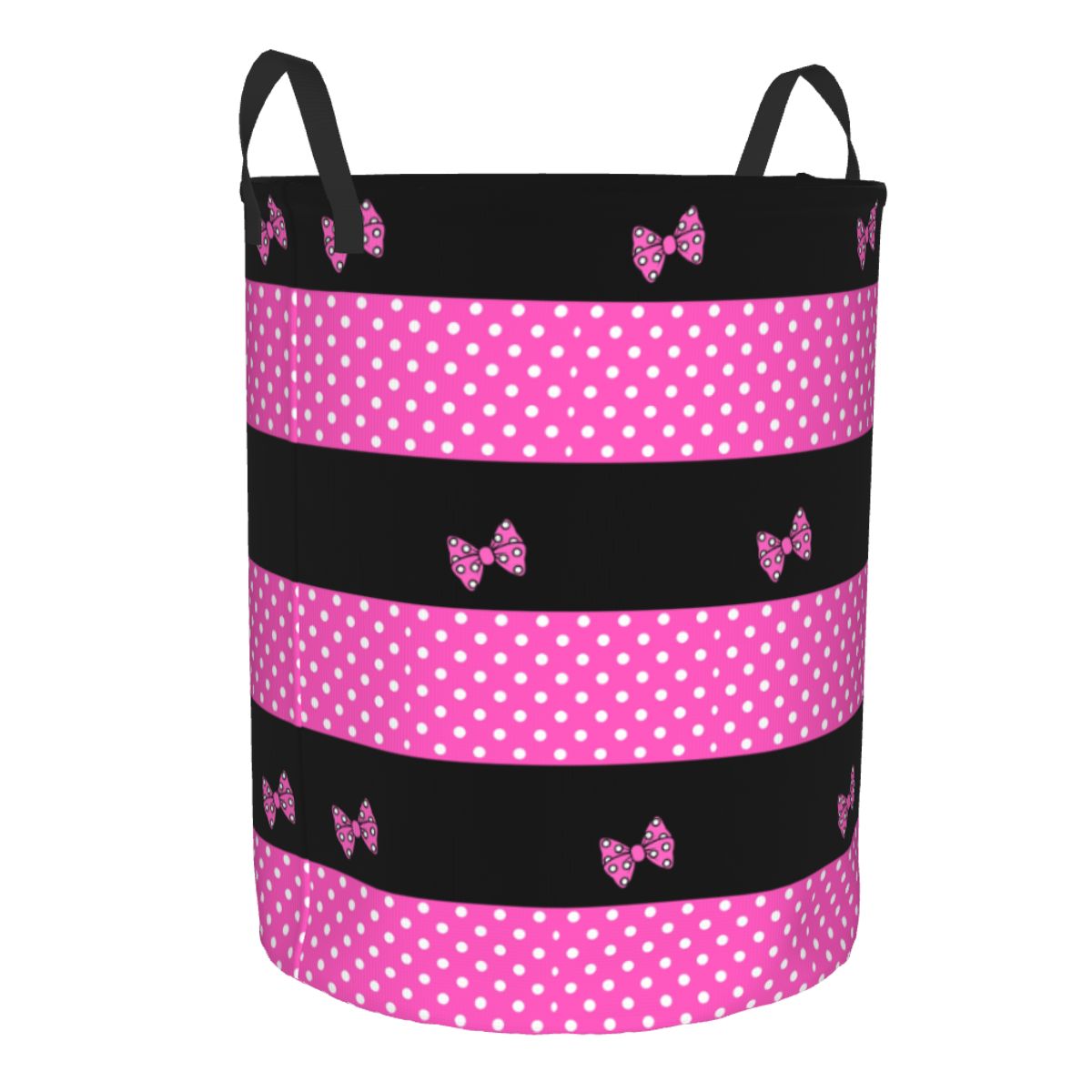 Custom Pink Minnie Polkadots L - Baby Clothing Hamper ulasan dan harga