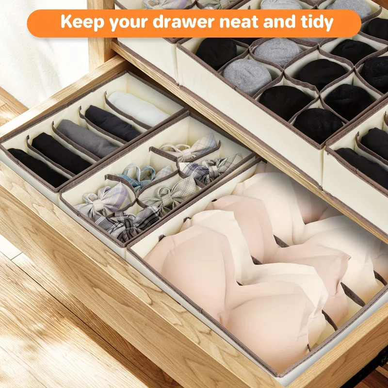 1pc Fabric Storage Box with 24 - Baby Clothing Storage ulasan dan harga
