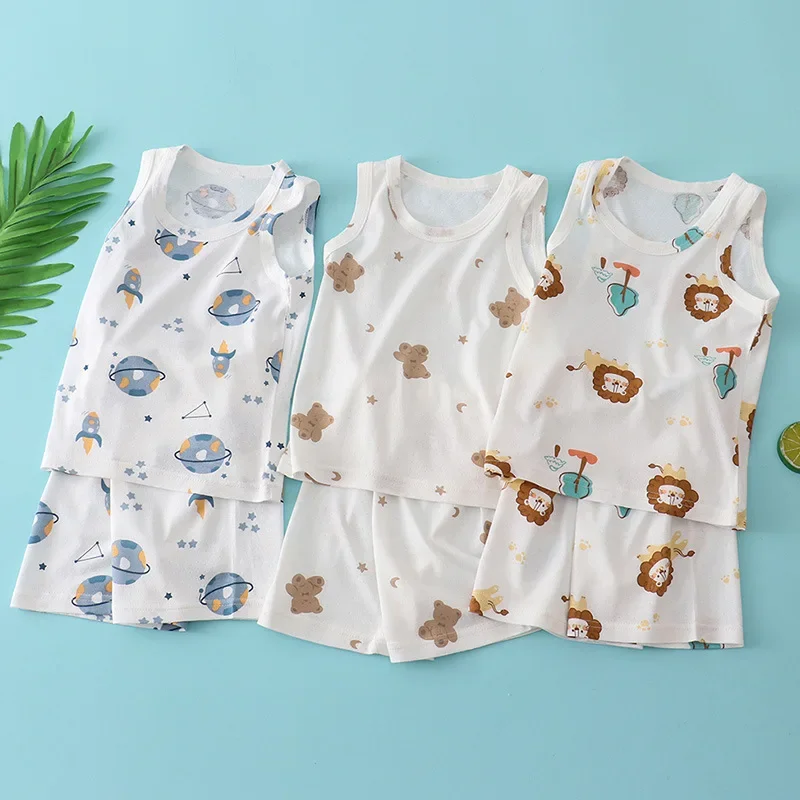Kids Bamboo Cotton Vest Suit S - Baby Clothing Deals ulasan dan harga