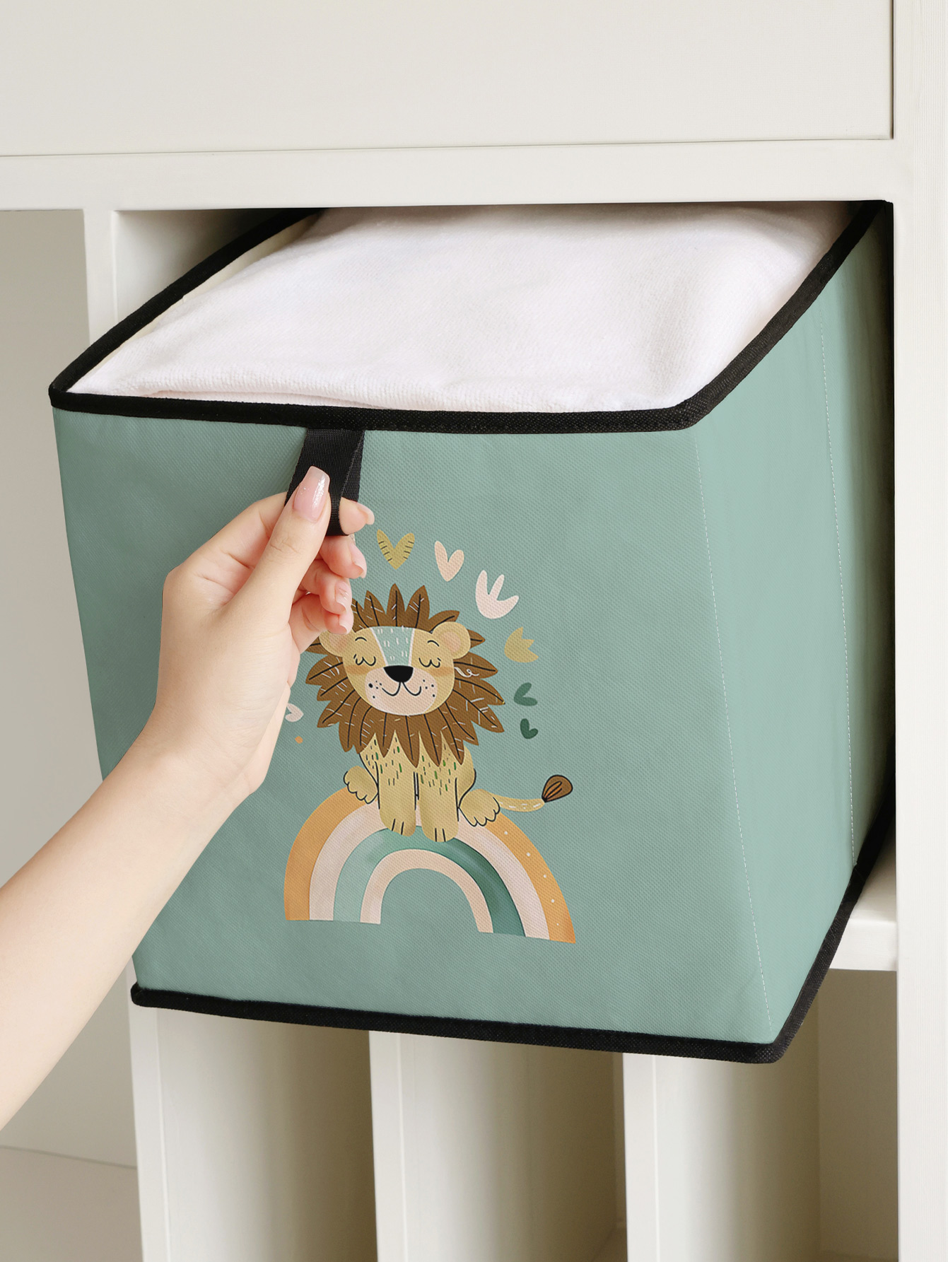 Cute Lion Rainbow Print Foldab - Baby Clothing Patterns ulasan dan harga