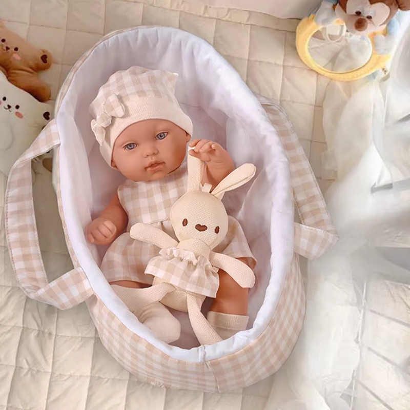 14inch 35cm Baby Doll with Clo - Baby Clothing Basket ulasan dan harga