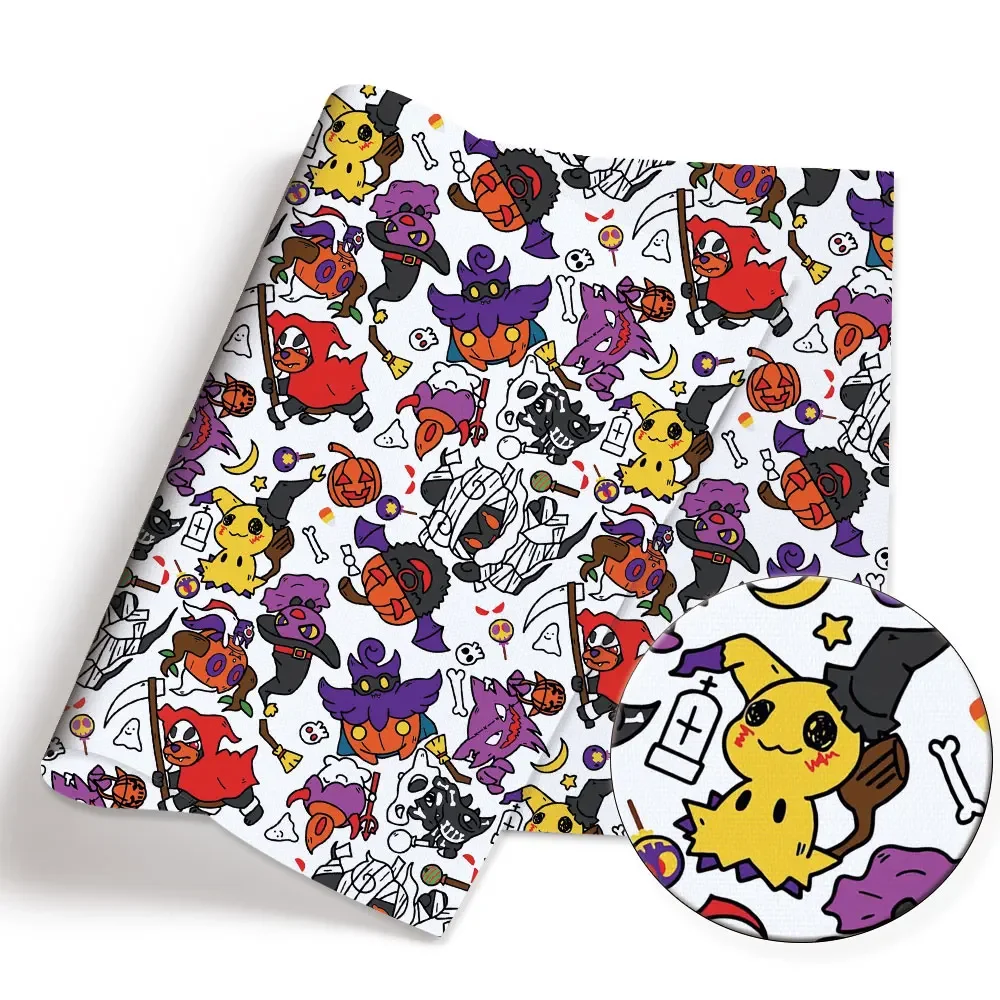 Pokemon Cartoon Fabric140*50cm - Baby Clothing Sewing ulasan dan harga