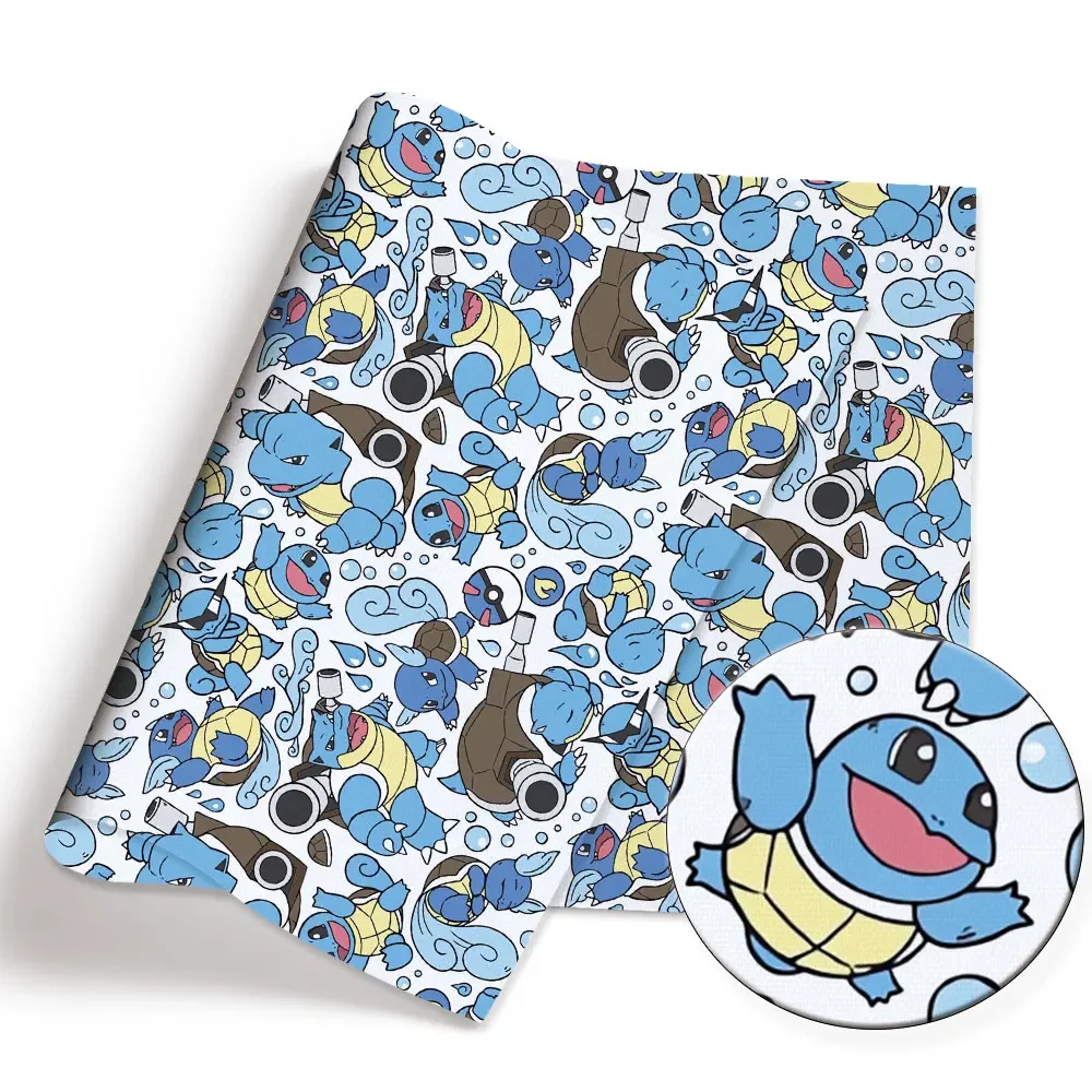 Pokemon Cartoon Fabric140*50cm - Baby Clothing Sewing ulasan dan harga