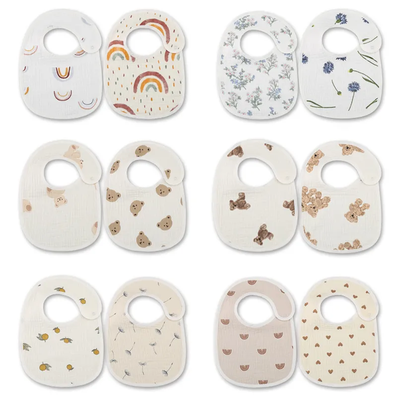 2pcs/set Waterproof Baby Bibs  - Baby Clothing Patterns ulasan dan harga