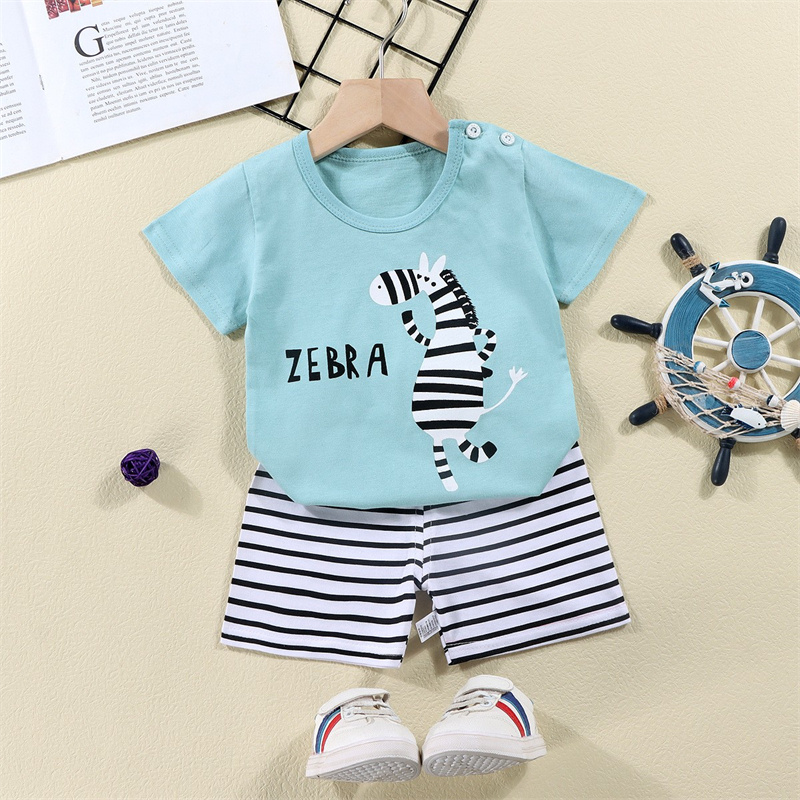 Cotton Tees+Shorts 2-piece Tra - Baby Clothing Patterns ulasan dan harga