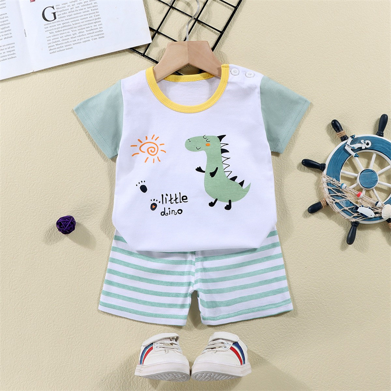 Cotton Tees+Shorts 2-piece Tra - Baby Clothing Patterns ulasan dan harga