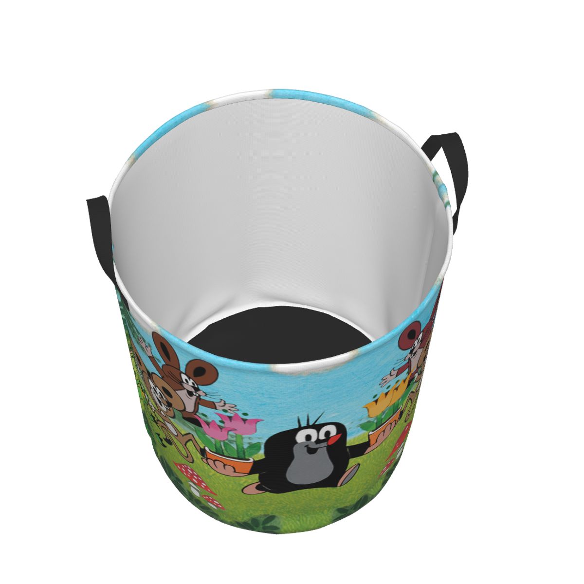 Happy Mole Laundry Basket Coll - Baby Clothing Hamper ulasan dan harga