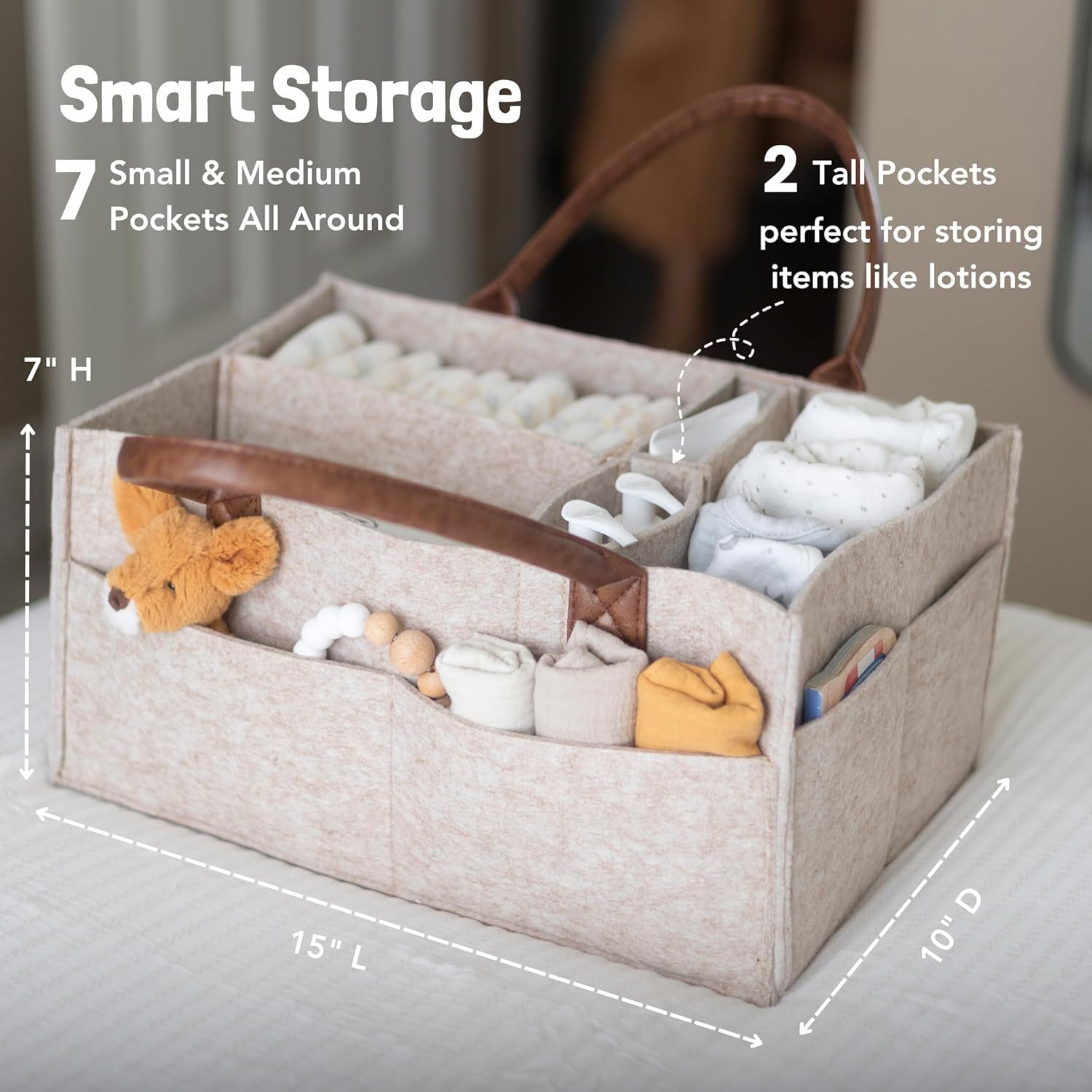 Baby Felt Storage Nursery Orga - Baby Clothing Hamper ulasan dan harga