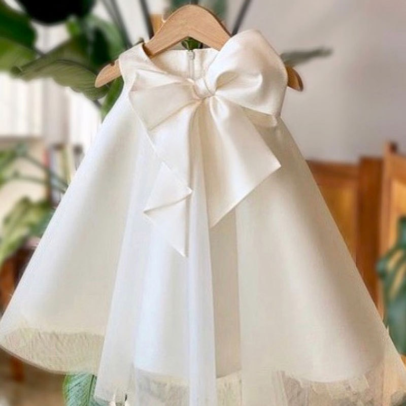 Summer Big Bow Baby Girl Dress - Baby Clothing Accessories ulasan dan harga