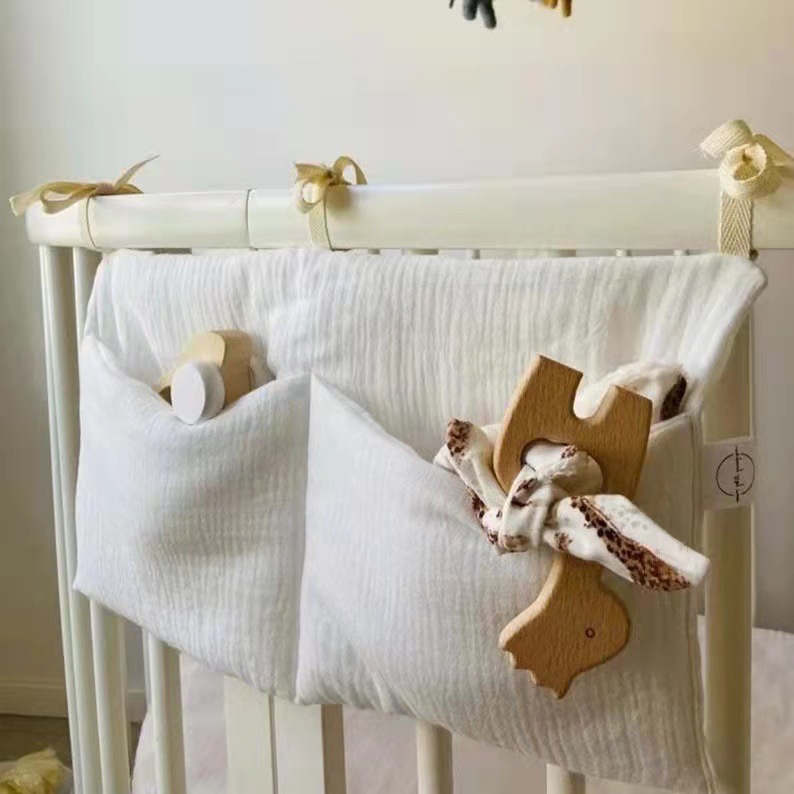 Portable Baby Crib Storage Bag - Baby Clothing Hamper ulasan dan harga