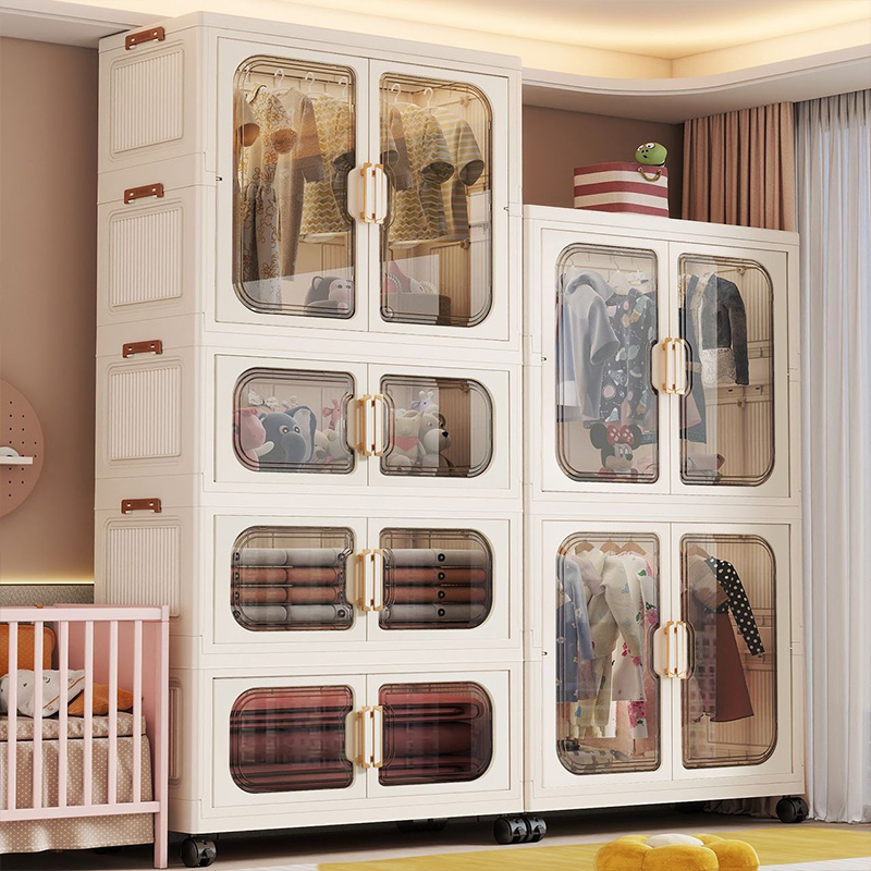 No-Install Foldable Baby Wardr - Baby Clothing Storage ulasan dan harga