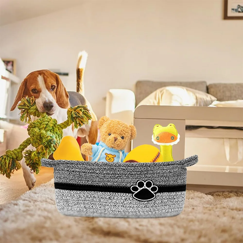 Pet Toy Storage Basket with Ha - Baby Clothing Basket ulasan dan harga