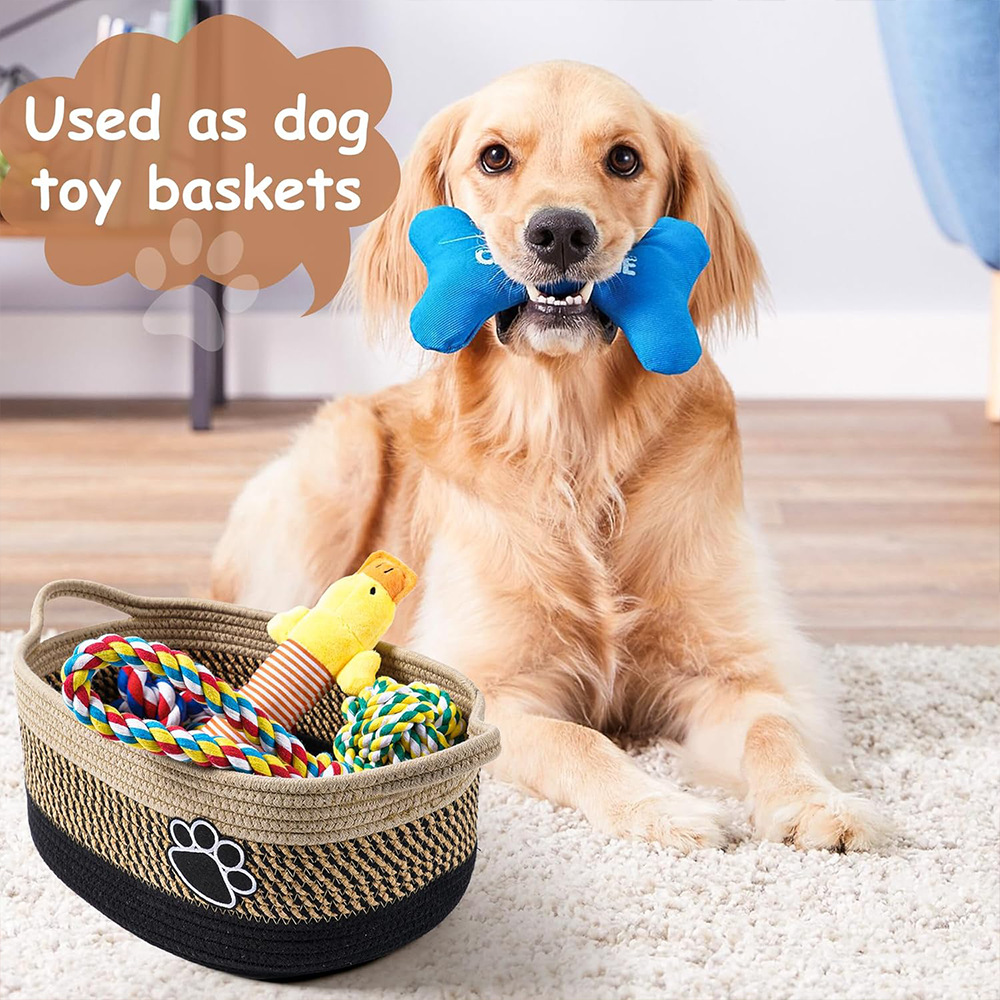Pet Toy Storage Basket with Ha - Baby Clothing Basket ulasan dan harga