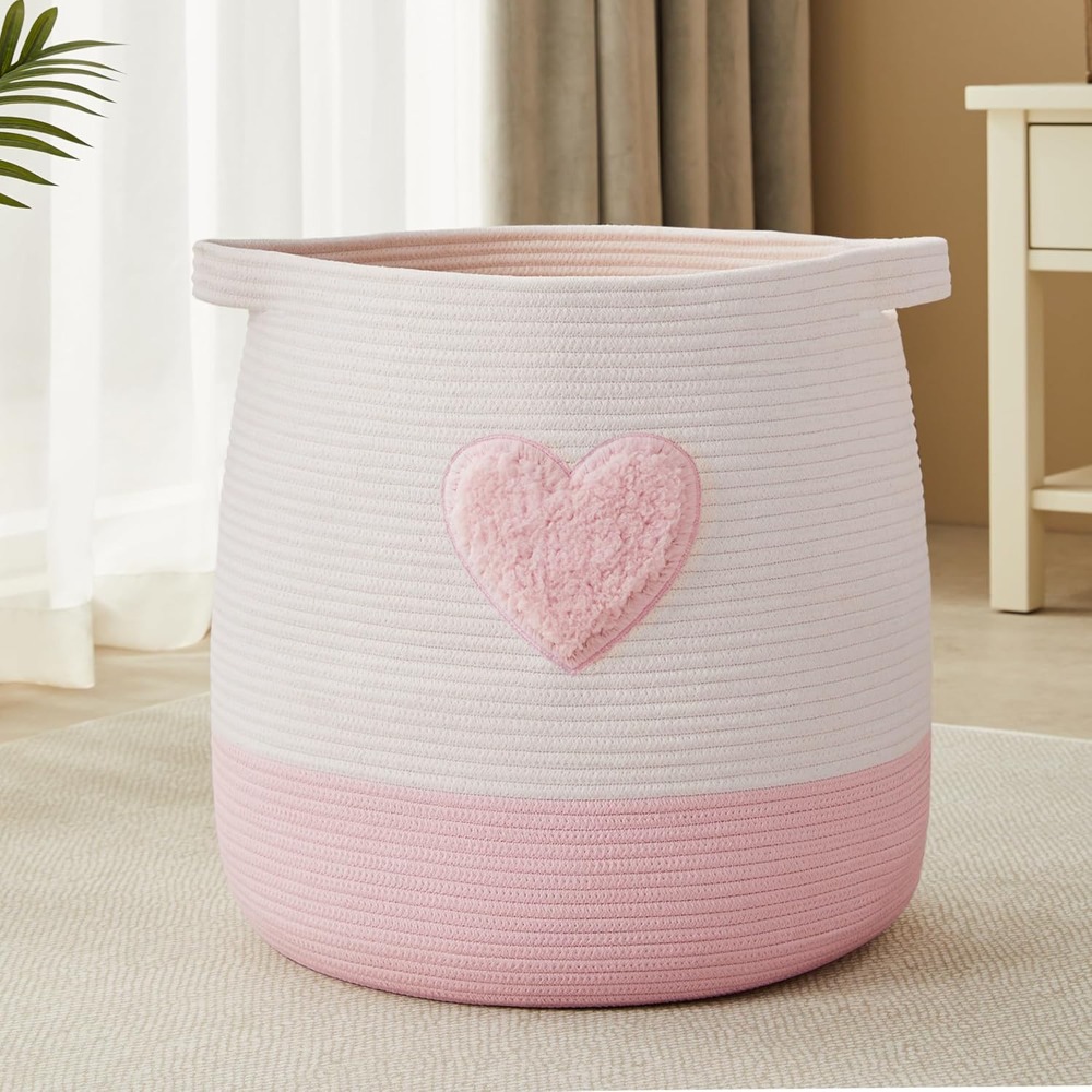 Pink Laundry Basket Hamper for - Baby Clothing Hamper ulasan dan harga