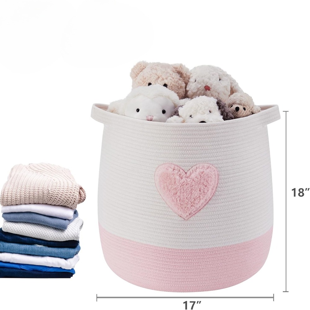 Pink Laundry Basket Hamper for - Baby Clothing Hamper ulasan dan harga