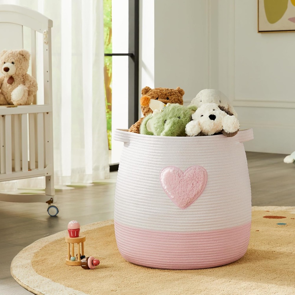 Pink Laundry Basket Hamper for - Baby Clothing Hamper ulasan dan harga