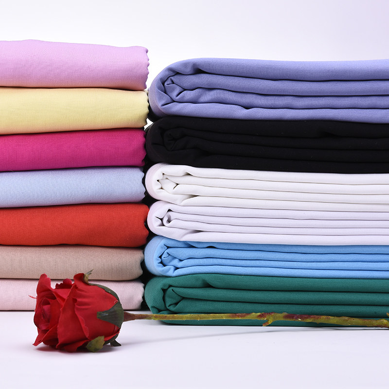 Thin Plain Rayon Fabric By The - Baby Clothing Sewing ulasan dan harga