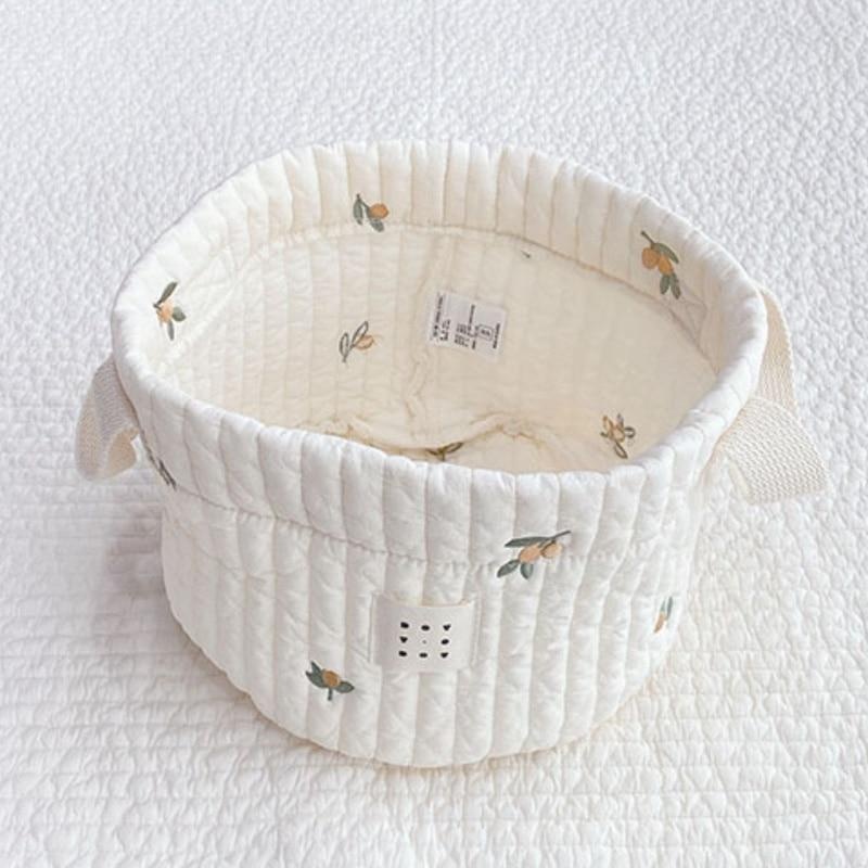 Cute Bear Embroidery Diaper Ba - Baby Clothing Basket ulasan dan harga