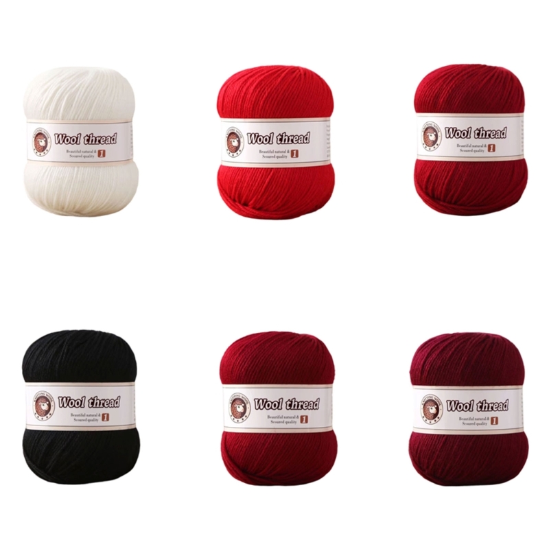 QX2E Multicolored Wool Acrylic - Baby Clothing Sewing ulasan dan harga