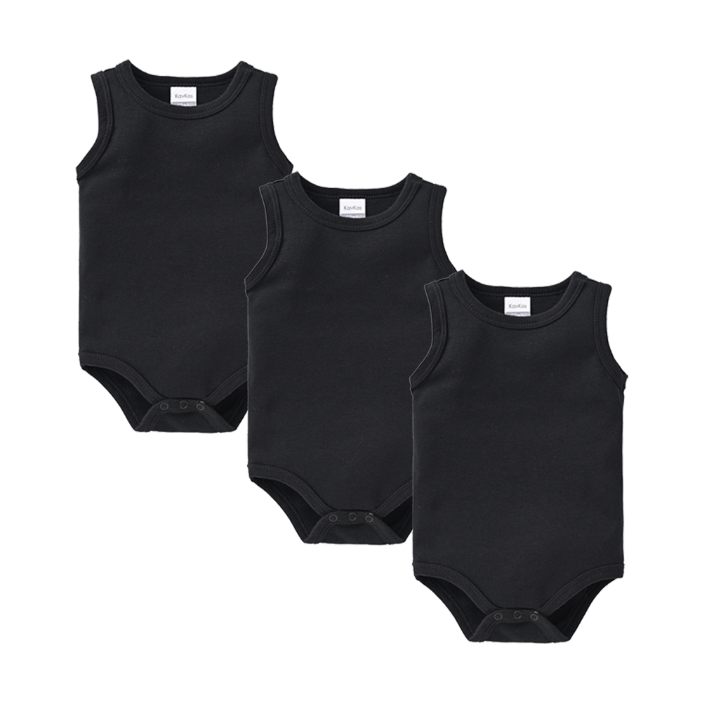 Kavkas 3 Pcs Summer Unisex Bab - Bamboo Bodysuit Baby ulasan dan harga