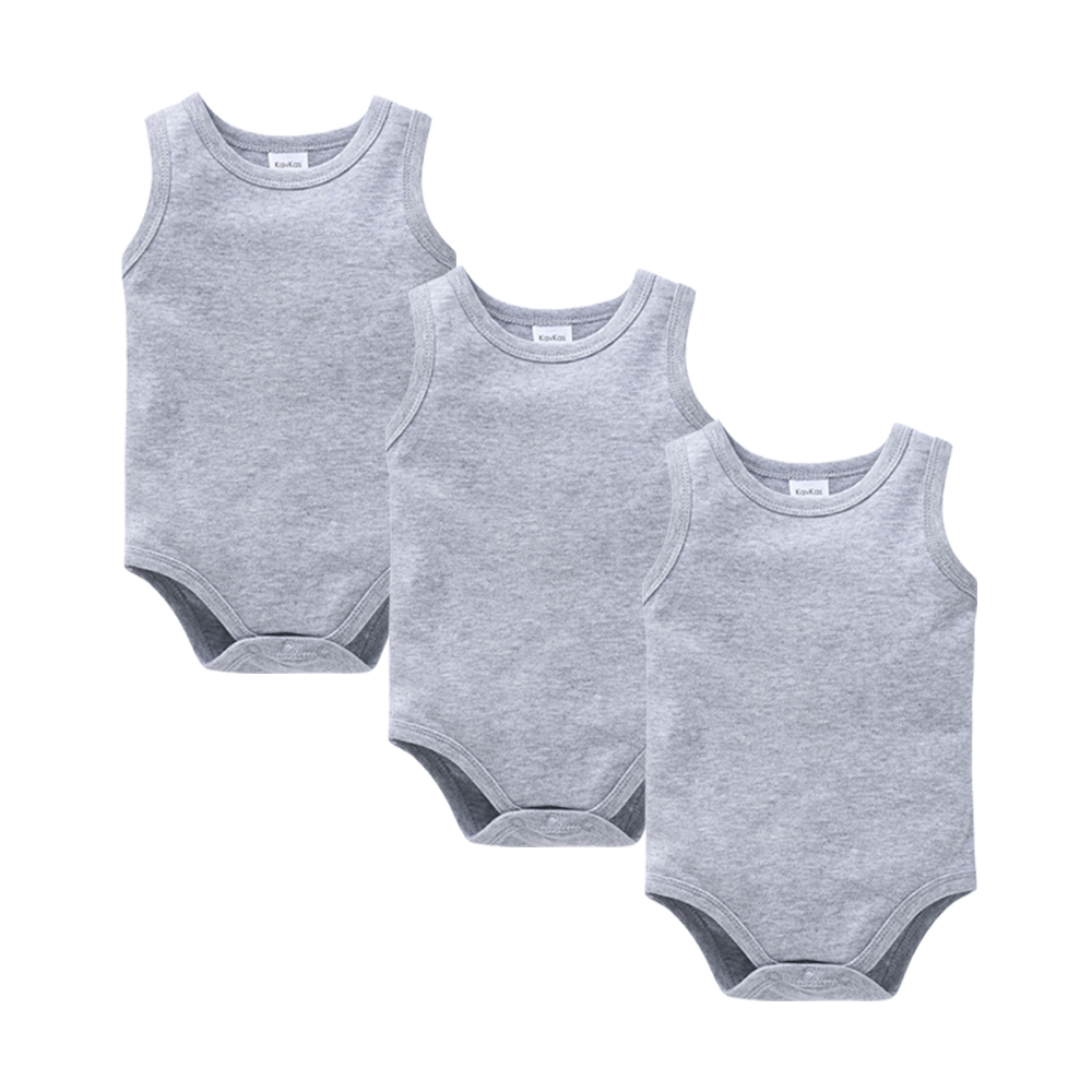 Kavkas 3 Pcs Summer Unisex Bab - Bamboo Bodysuit Baby ulasan dan harga