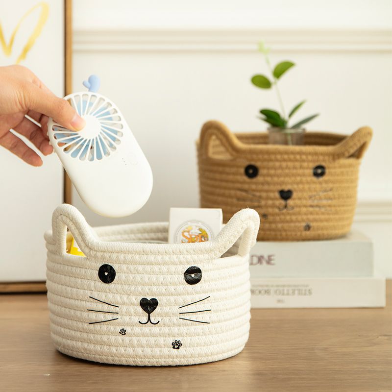 Cute Storage Baskets Cotton Wo - Baby Clothing Basket ulasan dan harga