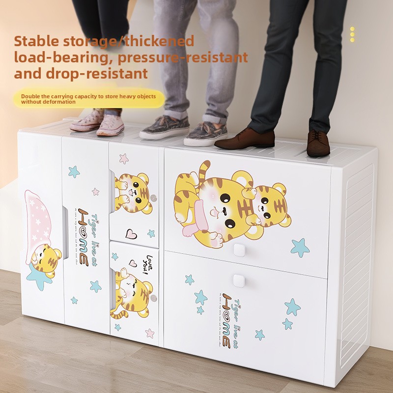 Thickened Plastic Five-Bucket  - Baby Clothing Storage ulasan dan harga