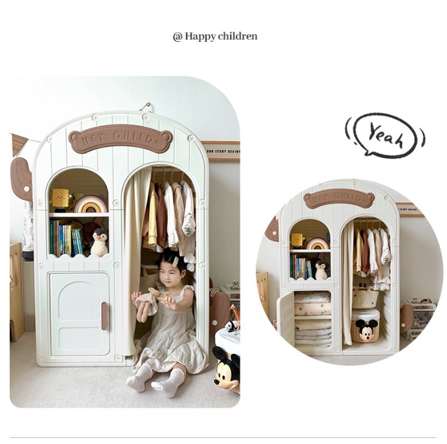 Children's Wardrobe Household  - Baby Clothing Storage ulasan dan harga