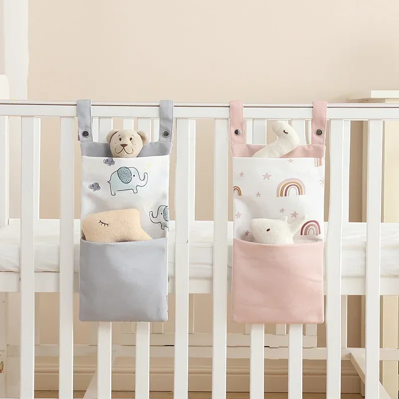 Baby Crib Organizer Bed Hangin - Baby Clothing Hamper ulasan dan harga