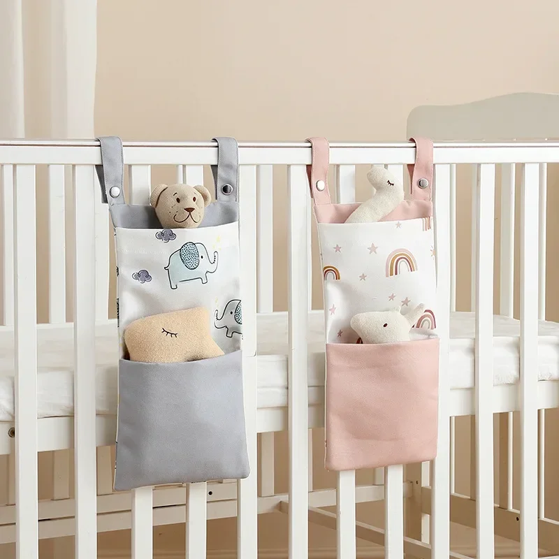 Baby Crib Organizer Bed Hangin - Baby Clothing Hamper ulasan dan harga