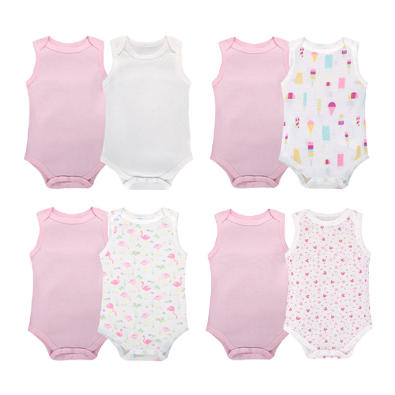 2Pcs Summer Baby Boy Or Girl S - Bamboo Bodysuit Baby ulasan dan harga