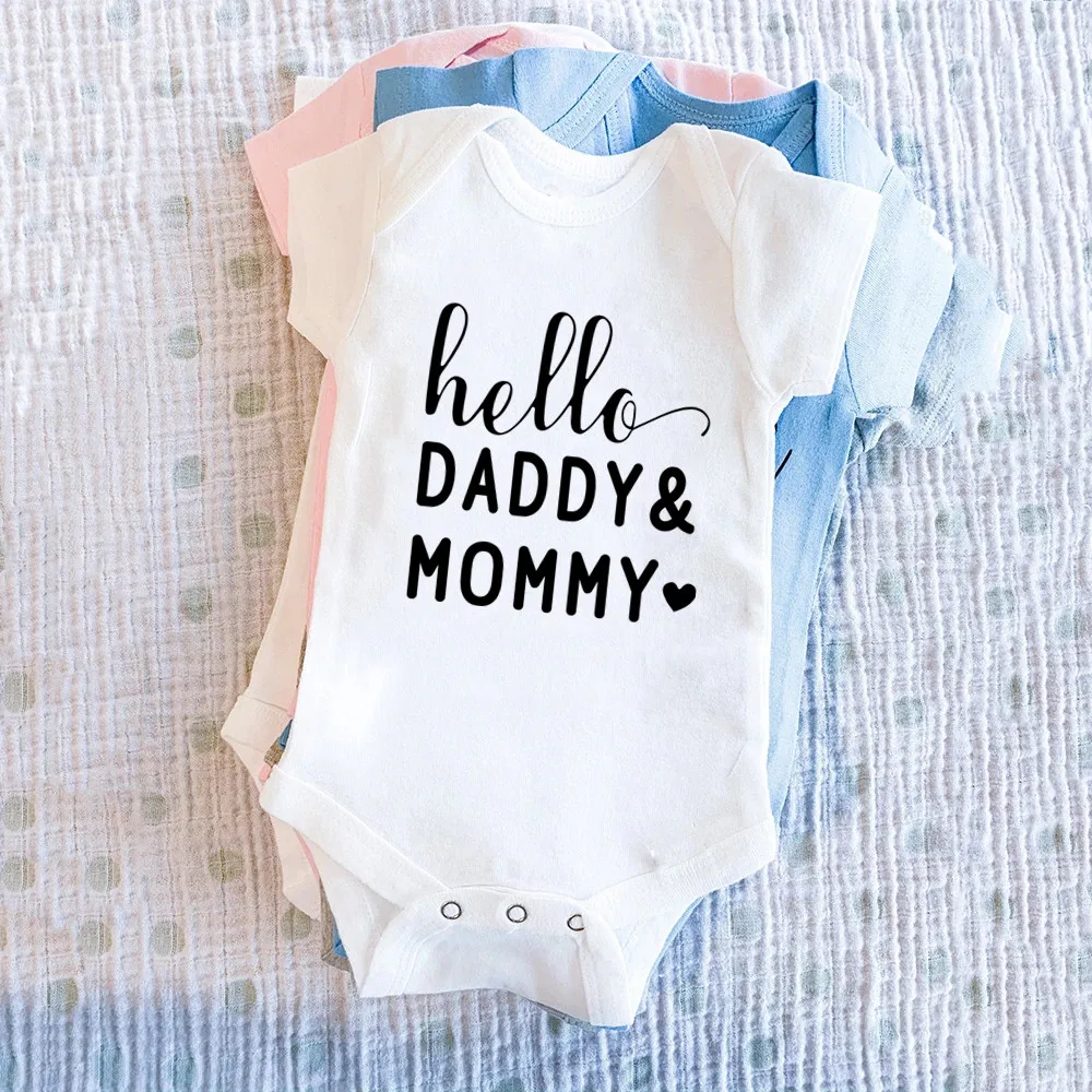 Hello Daddy Mommy Newborn Baby - Bamboo Bodysuit Baby ulasan dan harga