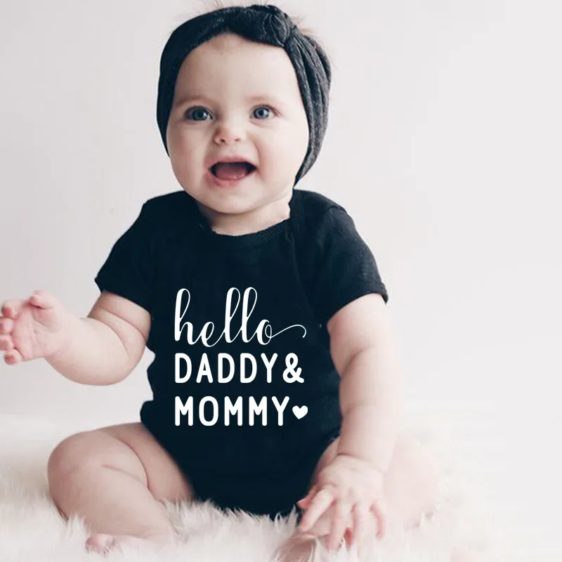 Hello Daddy Mommy Newborn Baby - Bamboo Bodysuit Baby ulasan dan harga