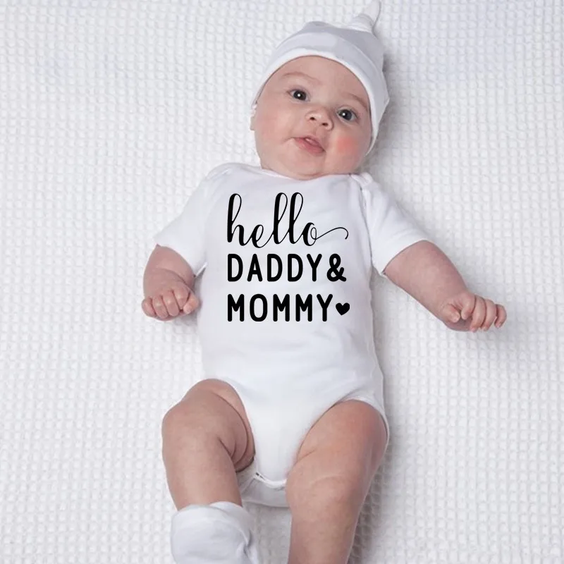 Hello Daddy Mommy Newborn Baby - Bamboo Bodysuit Baby ulasan dan harga