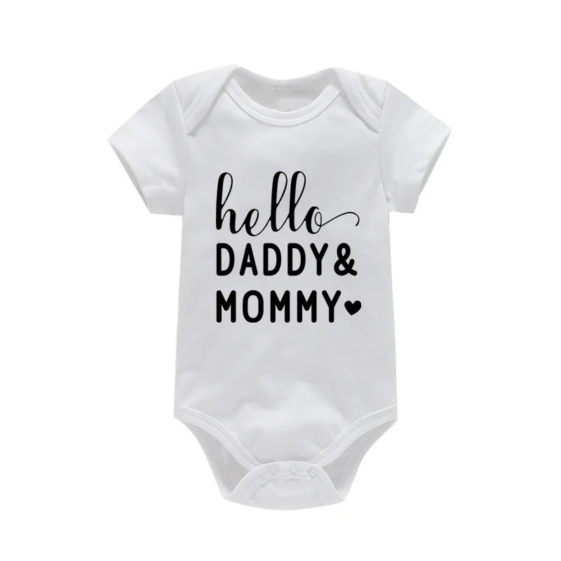 Hello Daddy Mommy Newborn Baby - Bamboo Bodysuit Baby ulasan dan harga