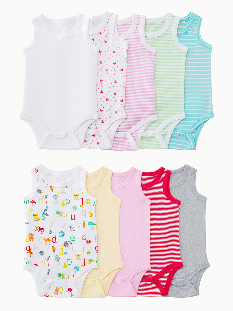 3pcs Random Newborn Clothing C - Bamboo Bodysuit Baby ulasan dan harga