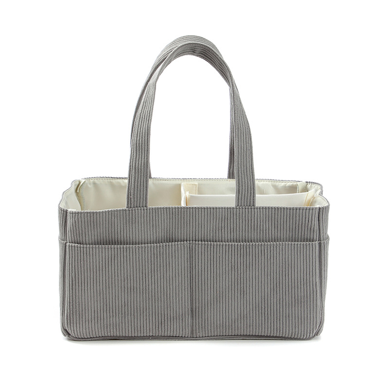 New Corduroy Diaper Caddy Orga - Baby Clothing Basket ulasan dan harga