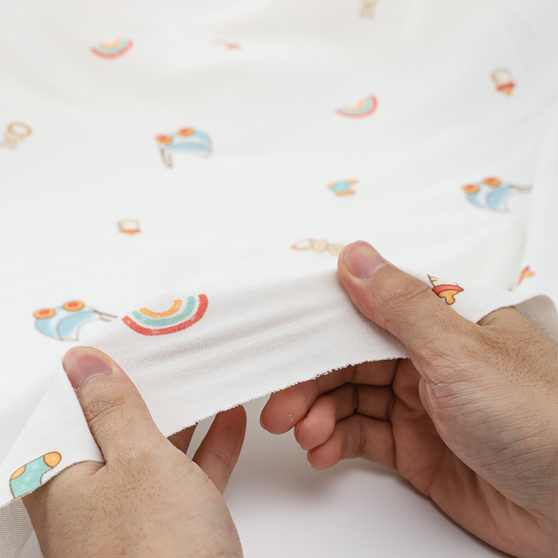 Thick Elastic Pure Cotton Prin - Baby Clothing Sewing ulasan dan harga