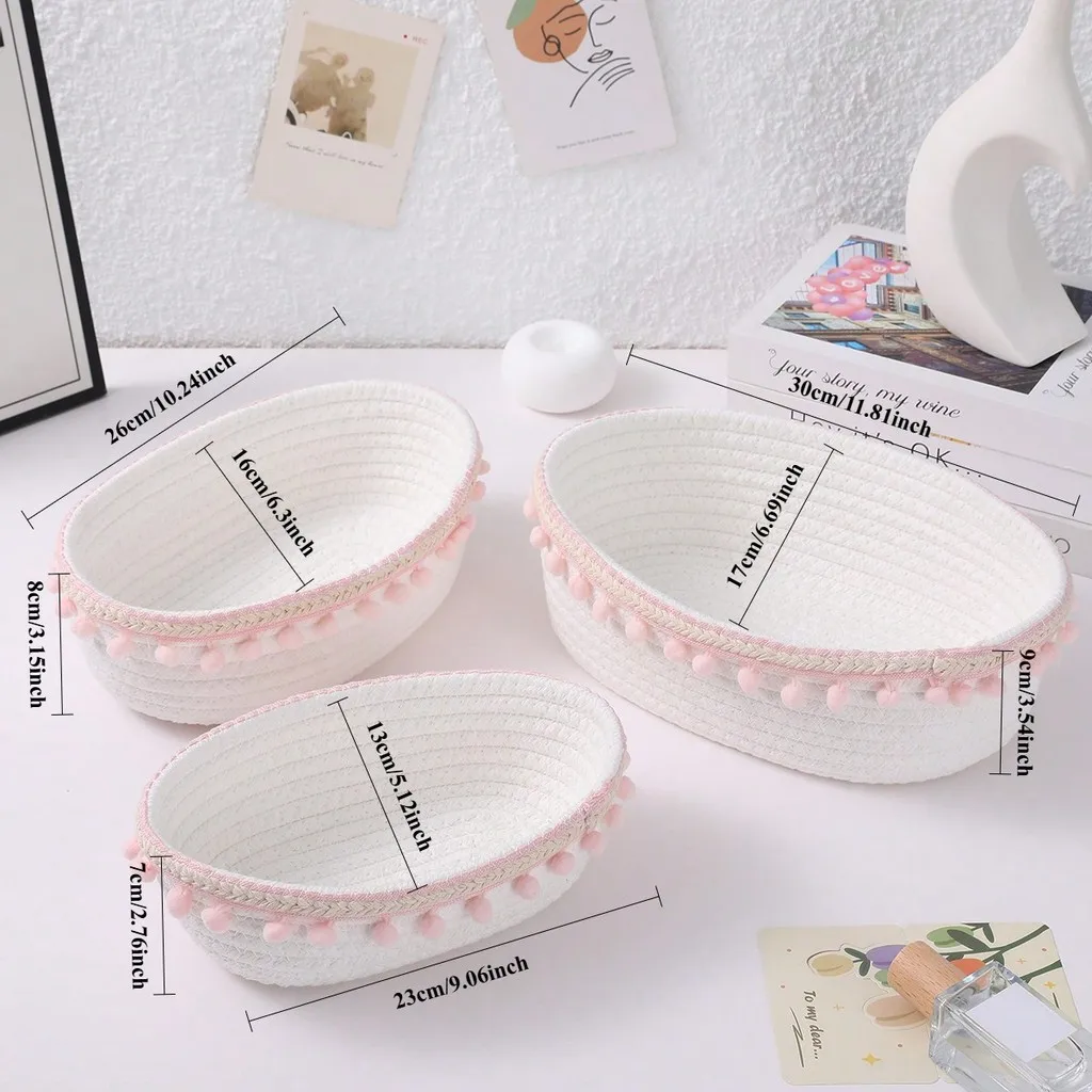 3 Sizes Skincare Cosmetic Stor - Baby Clothing Basket ulasan dan harga