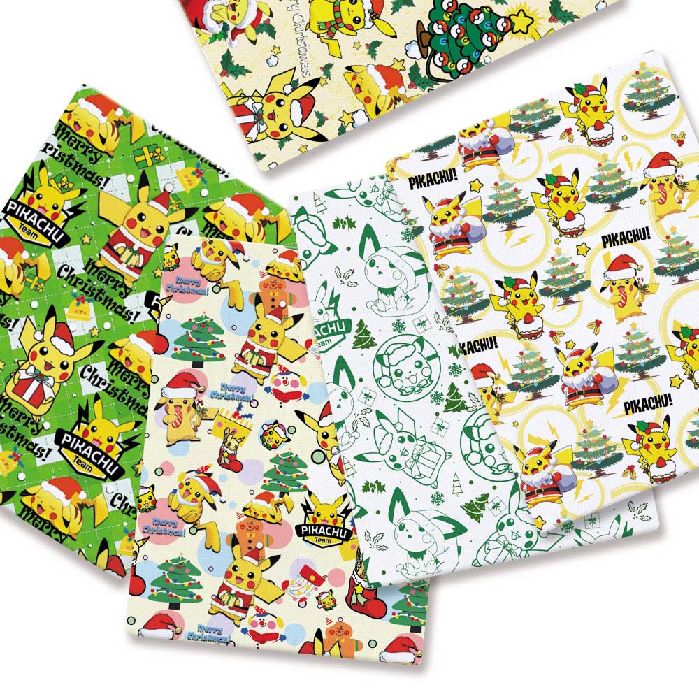 Pokemon Cartoon Fabric140*50cm - Baby Clothing Sewing ulasan dan harga