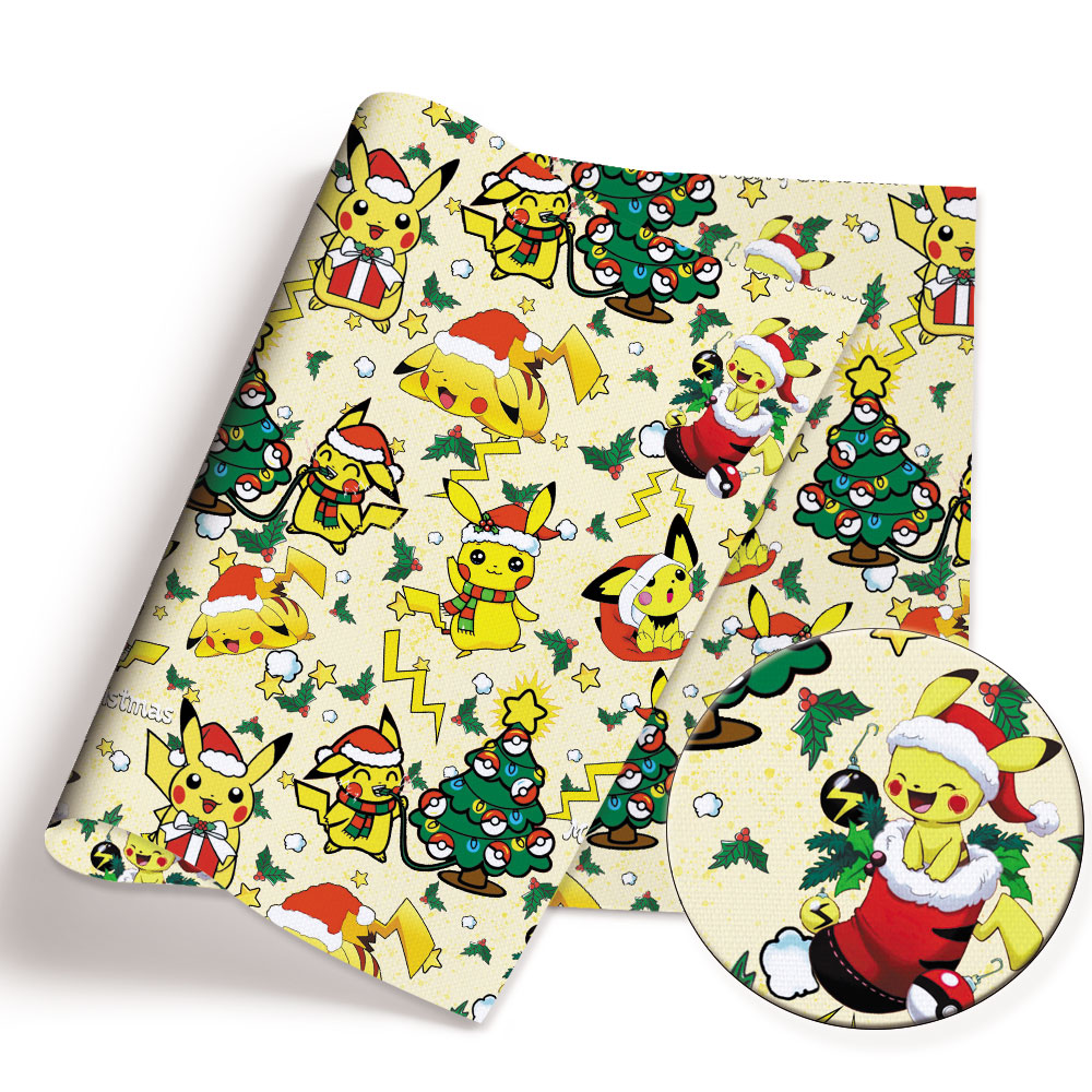 Pokemon Cartoon Fabric140*50cm - Baby Clothing Sewing ulasan dan harga