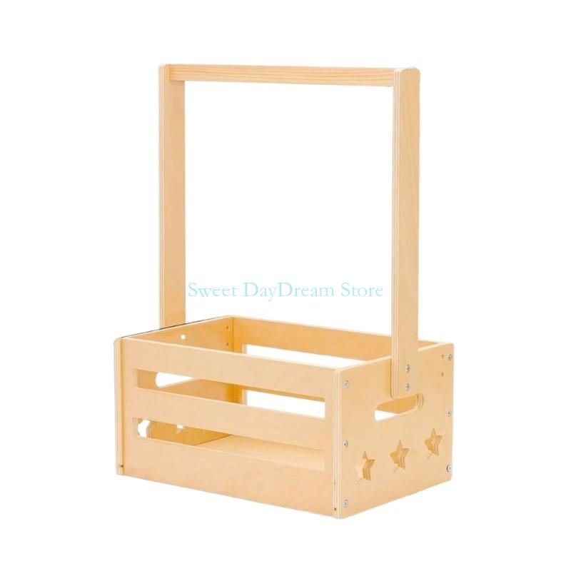 Y88C Wooden Baby Showers Gift  - Baby Clothing Basket ulasan dan harga