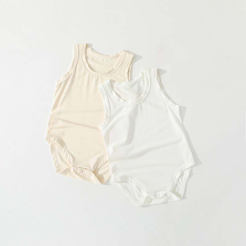 Baby Sleeveless Bodysuit Bambo - Bamboo Bodysuit Baby ulasan dan harga